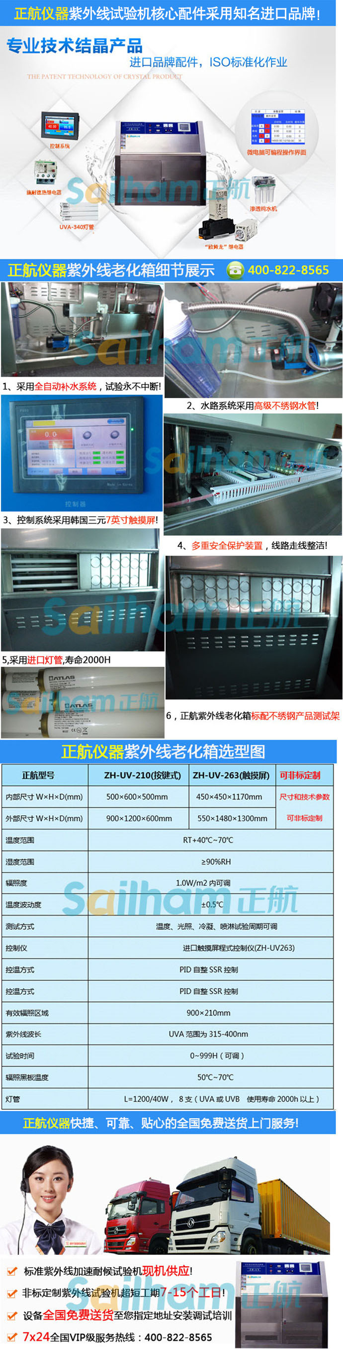 正航儀器-紫外光加速老化試驗機